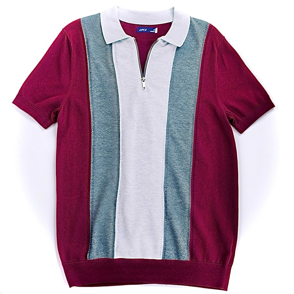 Apt. 9 Men’s Zip Front Polo Sweater Shirt